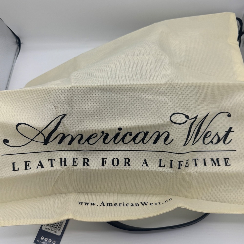 *NEW* AMERICAN WEST WOMEN'S TEXAS TWO-STEP MINI CROSSBODY BAG LEATHER PURSE - Picture 16 of 16